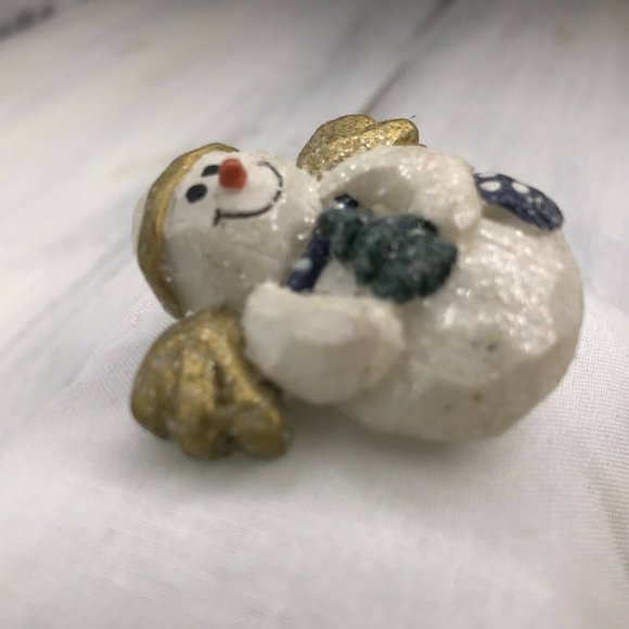 Angle Snowman Glitter With Halo Boyds Bears - Picture 4 of 7